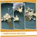 Ipetboom 2 Sets Hair Accessories Rhinestone Wedding Hair Wedding Decorations for Ceremony Flowers Decoration Bridal Tiara Rhinestone Decor Zinc Alloy Delicate Women's Flower Head - Buy Online on GoSupps.com