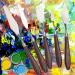 5-Piece Stainless Steel Palette Knife Set for Oil, Acrylic, and Canvas Painting by Lightwish - Buy Online on GoSupps.com