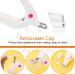 ANCIRS Acrylic Nail Clipper - Adjustable Stainless Steel Cutter for False Nail Art - White - Buy Online on GoSupps.com