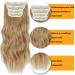 Clip-In Ombre Blonde Hair Extensions - Affordable Synthetic Double Weft 50cm 200g - Realistic Braid & Hair Part for Women - Buy Online on GoSupps.com