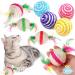 Shengruili cat sisal ball 8 pieces sisal rope ball pet cat toys balls environmentally friendly kittens balls kitten toys balls kitten toys interactive cat toy ball ball-c-8