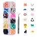 Nail Art Handcrafted 3D Charm Soft Polymer Clay Slices Cartoon Animal  for Epoxy Resin Fashion DIY Manicure Sequins Decoration Assorted Flake Design Slime Making Kit