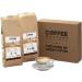 Coffee Masters Dark Roast Coffee Gift Set - Includes 1kg Full Bodied Coffee Beans and 1kg Super Crema Espresso Coffee Beans - Roasted in the UK - Beautifully Packaged Ready to Give Coffee Gift Set Full Bodied & Super Crema Espresso Beans 1 kg (Pack of 2)