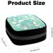 GIAPB Period Bag - Sanitary Napkin Storage & Makeup Pouch Alpaca Blue Color - Buy Online on GoSupps.com