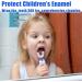 Kids Ultrasonic Electric Toothbrush with Automatic Timer | 5 Clearing Modes | IPX7 Waterproof | Penguin Style | Ages 2-6 - Buy Online on GoSupps.com