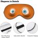 Cartoon Eyes Sleep Mask Comfortable Adjustable Eye Mask for Kids & Adults | Premium Light Blocking Eye Cover for Travel - Buy Online on GoSupps.com