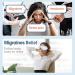 LAMEVEN Bluetooth Eye Massager with Heat for Relaxation and Sleep Improvement - Ideal Gift for Women and Men - White - Buy Online on GoSupps.com