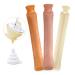 Heat bottle long hot water bottle with a soft cover with 2 pieces of super soft covers hot water bottle large 2 liters - 73 x 13cm high capacity hose heat bottle for shoulder neck heat bottle