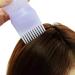 FINEASY 2 Pcs Hair Dye Brush Bottle Root Comb Applicator for Salon & Home Hair Coloring - White Purple - Buy Online on GoSupps.com