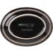 PetRageous 10070 Oval City Pets Stoneware Cat Bowl - 6.25 Wide, 1.5 Tall Saucer, 1-Cup Capacity, Dishwasher & Microwave Safe - Ideal for Cats - Black/Brown - Buy Online on GoSupps.com