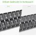 OPRET German 7-Day Pill Box with 14 Compartments - Weekly Medication Organizer with Removable Evening Compartments - International Shipping Available - Buy Online on GoSupps.com