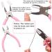 SUNNYCLUE 5.5 Inch Double Nylon Jaw Flat Nose Pliers for DIY Jewelry Making - Pink - Buy Online on GoSupps.com