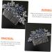DOITOOL Dark Blue Hair Comb Bridal Tiara Bridal Glitter Barrette Bridal Hair Clip Girls Hair Clips Headdresses for Women Crystal Floral Hair Comb Zinc Alloy Wig Rhinestones Bride - Buy Online on GoSupps.com