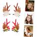 minkissy 2 Pairs Antler Hair Clip Halloween Hair Pins Elk Antlers Barrette Deer Horn Ears Hairpins Halloween Barrette Animal Hair Clips Deer Ears Hairpins Decorate Iron Christmas A40 - Buy Online on GoSupps.com