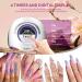 Nail Lamp Gel Nail Lamp Nail Dryer UV Lamps for Gel Nails LED Nail Lamp with Automatic Sensor / 4 Timer Setting Home and Salon Blue - Buy Online on GoSupps.com