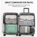 WANDF Large Hanging Toiletry Wash Bag Travel Organizer - Green | Men Women Makeup Cosmetic Case - Buy Online on GoSupps.com