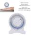 Inclinometer Good Sealing Bubble Therapy Inclinometer Scratch Resistant Clean Easy Rotation Non Leak for Students Professionals for Measure Motion Range (Blue) - Buy Online on GoSupps.com