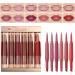 Ensemble de Crayon L vres et Rouge L vres | 6 Pi ces Rouge L vres 2 en 1 pour Femmes Set de Crayon L vres - Gloss Maquillage Beaut R sistant aux Traces pour Sorties Voyages Ext rieur - Buy Online on GoSupps.com