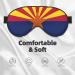 Arizona Flag Soft Sleep Eye Mask | Breathable Travel Eye Patch for Women | Perfect Relaxation Gift - Buy Online on GoSupps.com