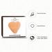 Pure Himalayan Salt Works Heart Massage Stone - Hand-Carved Pink Crystal for Therapy, Deodorant, Scrubs - 2.75 x 3 x 1.5 - Pack of 6 - Buy Online on GoSupps.com