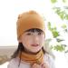 VUCDXOP Baby Children's Cotton Hat Scarf Set - Yellow L (3-7 Years) | Soft Beanie Hat + Tube Scarf for Boys and Girls | Autumn Winter Neck Warmer Set - Buy Online on GoSupps.com