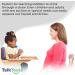 TalkTools Honey Bear Drinking Cup - Special Needs Assistive Cup with 2 Straws | Spill Proof & Leak Resistant Lid | Promotes Oral-Motor Skill Development - Buy Online on GoSupps.com