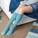 JAVIE 80% Merino Wool Compression Socks for Women & Men - Ultra Soft 15-20mmHg Graduated Support in Teal Blue - International Shipping Available - Buy Online on GoSupps.com