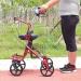 Walker Lightweight Folding Thick Aluminum Alloy Old Man Scooter Mute Pulley Can Push Can Sit Shopping Cart - Buy Online on GoSupps.com
