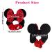 Sparkly Minnie Mouse Ear Scrunchies - 6 Pack Velvet Hair Scrunchies - Buy Online on GoSupps.com