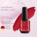 SHAYENNE Made in Germany Shellac Gel Nail Polish 15 ml for UV LED Lamp 154 Dramatic Red Gel Nail Polish for UV Nail Lamp LED Nail Polish Gel Polish Nail Gel - Buy Online on GoSupps.com