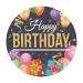 Dekora Happy Birthday Wafer Disc for Cake Edible Cake Topper for Birthday Cake Round 20 CM