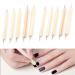 Jiamian 10 pieces Dotting Pen Nail Art Dotting Tools different sizes nail design marbleizing tool pen prayer tasting set model tone ceramic doll for embossing pattern tone