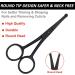 Nail Scissors Cuticle Scissors Rounded Tip Extra Strong Multi-Purpose Stainless Steel Manicure Scissors for Nose Hair - Buy Online on GoSupps.com