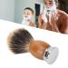 Professional Portable Ergonomic Razor Brush | Elegant Composite Wood Shaving Brush for Men | Ideal for Beard Care & Salon Use - Buy Online on GoSupps.com