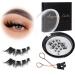 Eye Lashes Individual Brown Cluster Lashes Rita Lash Cluster Lashes Waterproof No Glue Required Reusable Magnetic Eyelashes with Clear Band Lashes - Buy Online on GoSupps.com