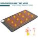 Electric Heating Pad 30 x 16 for Back Pain Relief - 6 Heat Settings, Auto Shut Off, Machine Washable - Buy Online on GoSupps.com