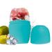 Beyou Ice Roller Rose Design Edition made of high quality silicone |Anti-aging skin care | ice cream scooter for the face in premium quality mint
