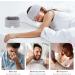 100% Handmade Cotton Sleep Mask for Women Men - Double Thickened Nose Wing - Light Gray - Buy Online on GoSupps.com