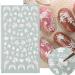 6pcs 5D Flower Nail Art Stickers - Spring/Summer Embossed Design Accessory - Buy Online on GoSupps.com