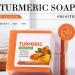 KOAHDE Turmeric Skin Brightening Soap Deep Cleaning Ginger Soaps Turmeric Soap Hyperpigmentation Organic Turmeric Soap Ginger Bath Soap Turmeric Handmade Soap Bar Cleansing Natural Handmade Soap - Buy Online on GoSupps.com