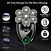 Razor Men's Electric Head Shaver - IPX7 Waterproof Rotary 7-Blade Bald Shaver with LCD Display for Wet & Dry Use - Buy Online on GoSupps.com