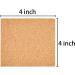 4x4 Inch Self Adhesive Cork Squares - 40 Pcs - Perfect for Coasters and DIY Crafts - Buy Online on GoSupps.com