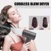 Cordless Hair Dryer Portable Lightweight Fast Drying Hairdryer Blowdryer Constant Temperature 5000mAh Batterry 6 Speed Adjustment Hairdryer for Home Camping (US Plug) US Plug Coffee - Buy Online on GoSupps.com