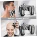 Buy 2 Sets Electric Shaver for Men - Rechargeable Beard Razor with 6 Heads | International Shipping Available - Buy Online on GoSupps.com