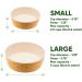 Beco Bamboo Honeycomb Dog Bowl - Large 18.5cm Diameter for Food and Water - Buy Online on GoSupps.com