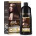 COSMTEK Dark Brown Hair Dye Shampoo Hair Color Shampoo for Women Natural Shampoo Hair Dye 3 in 1 for Gray Hair-100% Grey Hair Coverage/Instant/Herbal Ingredients-17.6 OZ