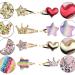 Star & Heart Hair Clips Set - 8 Multi-Colored Glitter Accessories for Girls | Perfect Children s Hair Clips - Buy Online on GoSupps.com