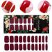  XIAOXIAOYU XIAOXIAOYU 22-Pack Gel Nail Polish Films Red Durable Waterproof Stickers for Manicure Pedicure Home Art Autumn - Buy Online on GoSupps.com