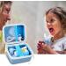 Kids U-Shaped Electric Toothbrush Storage Organizer - Dinosaur Blue | Case for Brush Heads, Charging Cable & Accessories (Box Only) - Buy Online on GoSupps.com