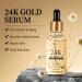 24k Gold Face Serum with Retinol Vitamin E Hyaluronic Acid Facial Serum For Repair Deep Moisturizing 99.9% Pure Gold Anti Aging Serum For Face Suitable For All Skin Types 30ml - Buy Online on GoSupps.com